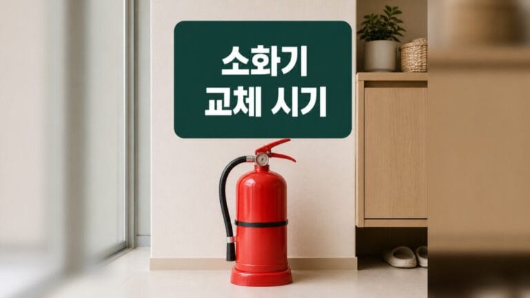 소화기 유효기간 10년과 교체 시기 안내 썸네일